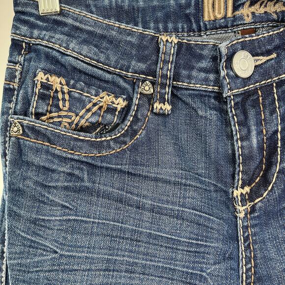 KUT FROM THE KLOTH Blue Stretch Denim Dark Wash 90s Y2K Skinny Jean Size 2 - Picture 5 of 16